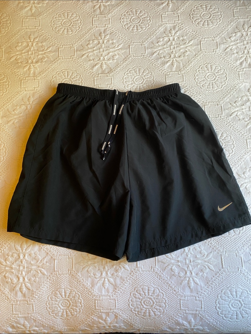 Nike Black Men's Athletic Swim/Training Shorts